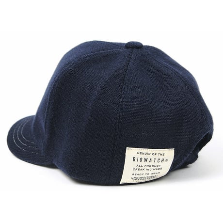 C-16　 ヘンプニットアンパイアCAP BIGWATCH 　ネイビー