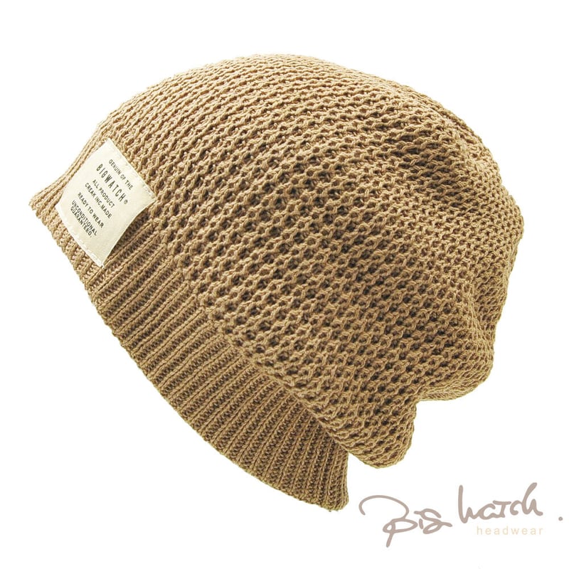 ニットキャップ・ビーニー OUR LEGACY SS25 (A2253BBW WETBARKDRYCOTTON) P-22 ローゲージ サマーニットキャップ ライトブラウン BIGWATCH