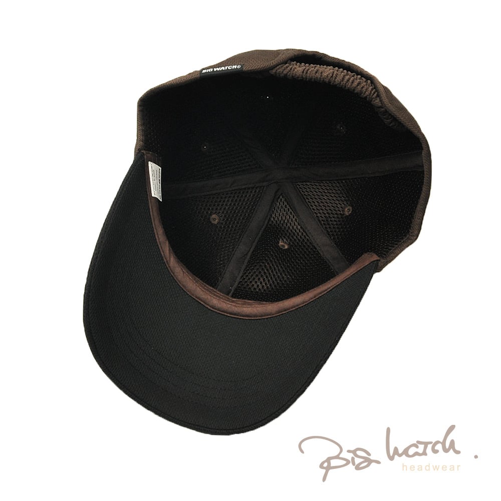 RYOGEN メッシュパネルキャップ ブラウン BK-0012 バイク ヘルメット インキャップ 6パネルラウンド