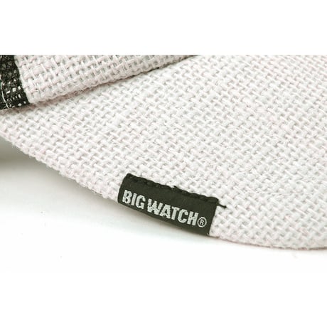 CPM-05    無地 ヘンプキャップBIGWATCH  ホワイト/ブラック