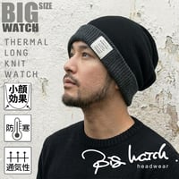 LP-09  ロング サーマル BIGWATCH   ブラック /チャコールグレー