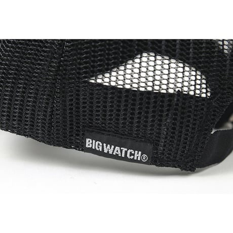 TCP-01M　コットンメッシュ　ローキャップBIGWATCH　ブラック