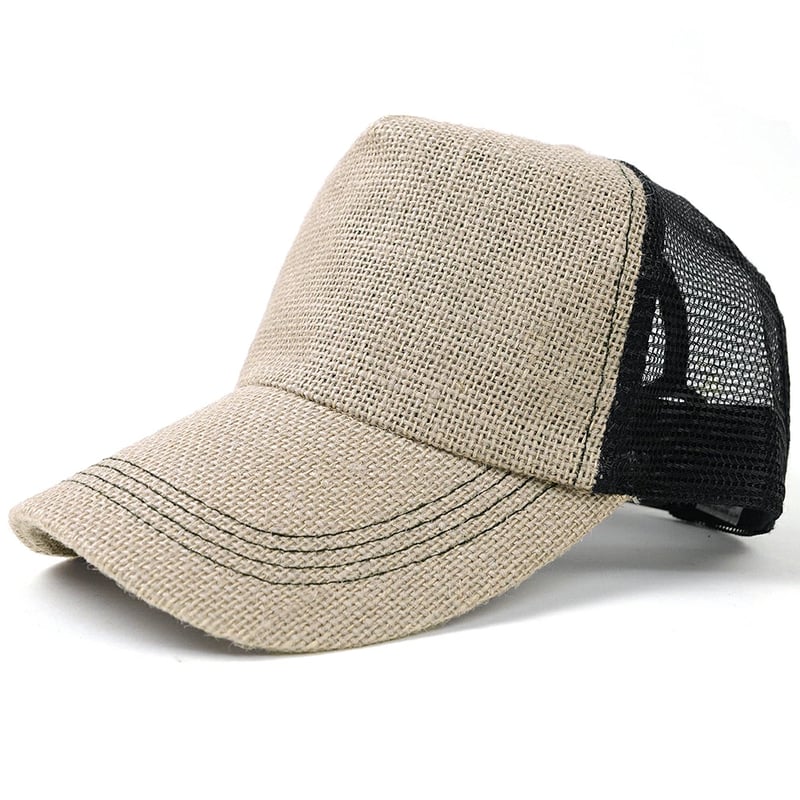 CPM-21 無地 ヘンプキャップBIGWATCH べージュ/ブラック | BIGWA