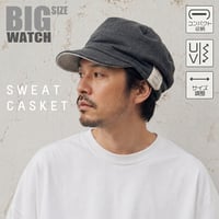 CAS-31 　リバーシブル スウェット キャップBIGWATCH　グレー/MIXグレー