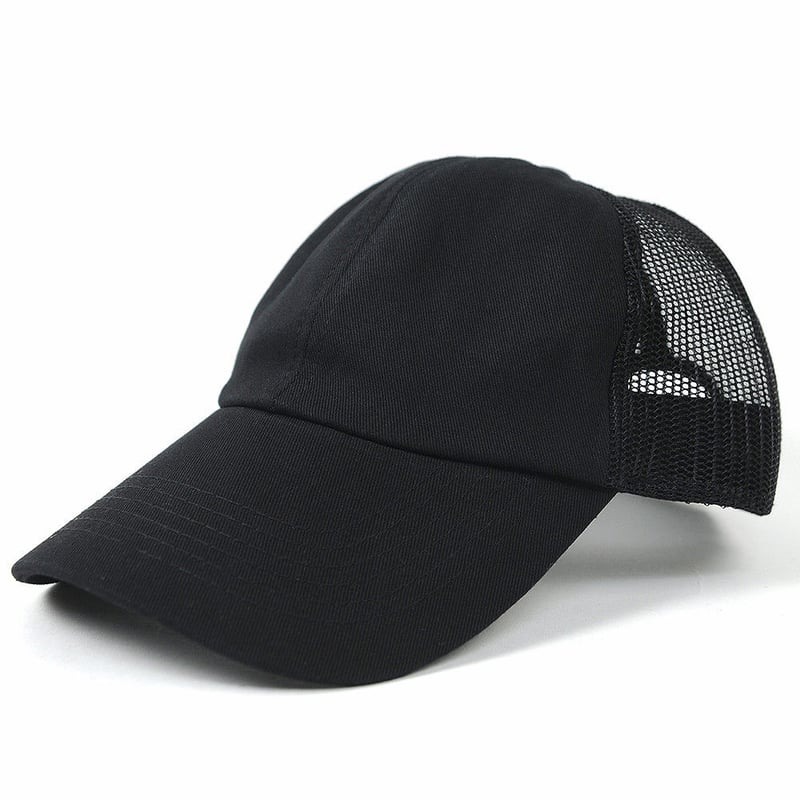 TCP-01M コットンメッシュ ローキャップBIGWATCH ブラック | BIGWATCH