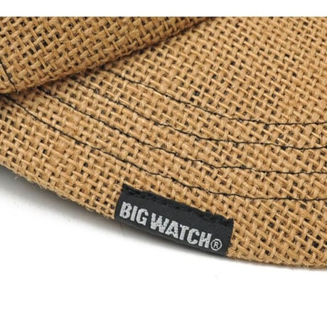 CPM-30 無地 ヘンプメッシュCAP BIGWATCH ベージュ ブラック