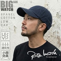 TCP-02　コットン　ローキャップBIGWATCH　ネイビー