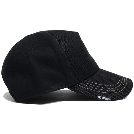 CPMCT-01　 無地ヘンプコットンCAP BIGWATCH　オールブラック