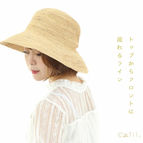SM001 スミル smill ラフィアハット