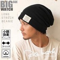 CTP-03L　  ストレッチコットンリバーシブルBIGWATCH　ブラック/ブラック