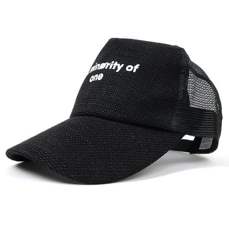 CP-29　「in a minority of one」ヘンプキャップBIGWATCH ブラック