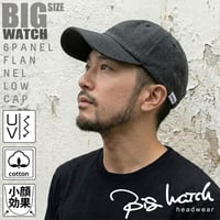 TCP-05　フランネル　ローキャップBIGWATCH　チャコールグレー