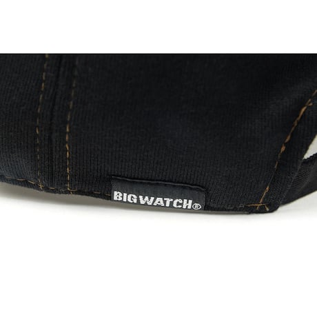 SCP-11 スウェット 6パネル キャップBIGWATCH　ブラック/ブラウン