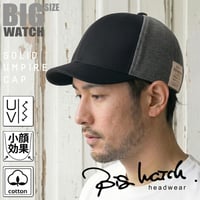 C-12　 アンパイアCAP BIGWATCH 　ブラック/グレー