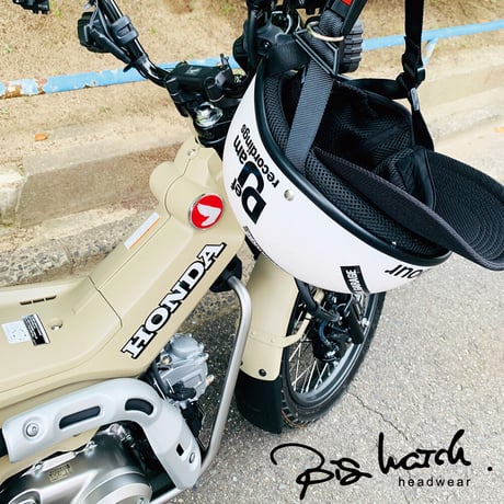 BK-001R バイク ヘルメット インキャップ 6パネルラウンドメッシュキャップ BIGWATCH  ブラック