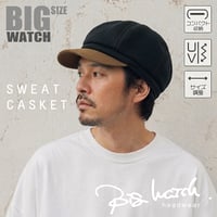CAS-33 スウェット ビッグキャスケットBIGWATCH 　ブラック/ブラウン