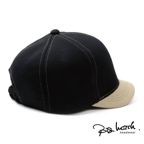 C-24　 アンパイアCAP BIGWATCH 　ブラック/ベージュ