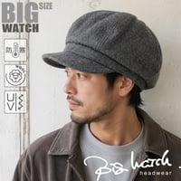 CAS-32 ウール ビッグキャスケットBIGWATCH グレー