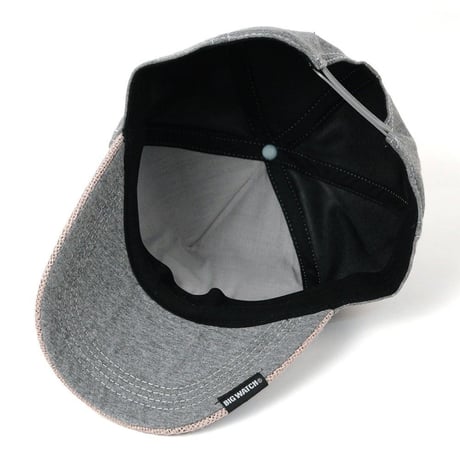CB-02　ヘンプコットン ワッペンCAP BIGWATCH ベージュ/MIXグレー
