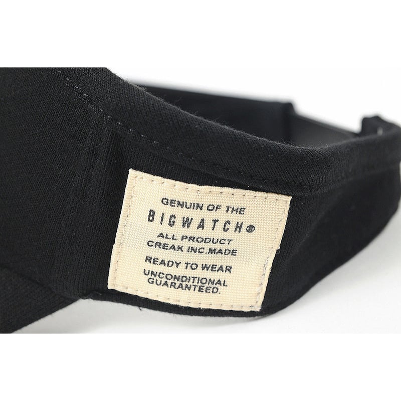 SBH-07 スウェットサンバイザーBIGWATCH ブラック | BIGWATCH o