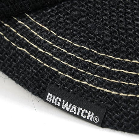 CPH-01K  　ガレージヘンプキャップBIGWATCH　ブラック/カモ柄
