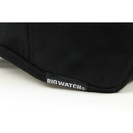 SCP-10R スウェット 6パネル ラウンドキャップBIGWATCH　ブラック