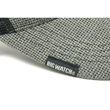 CPM-31  無地 ヘンプキャップBIGWATCH  グレー/ブラック
