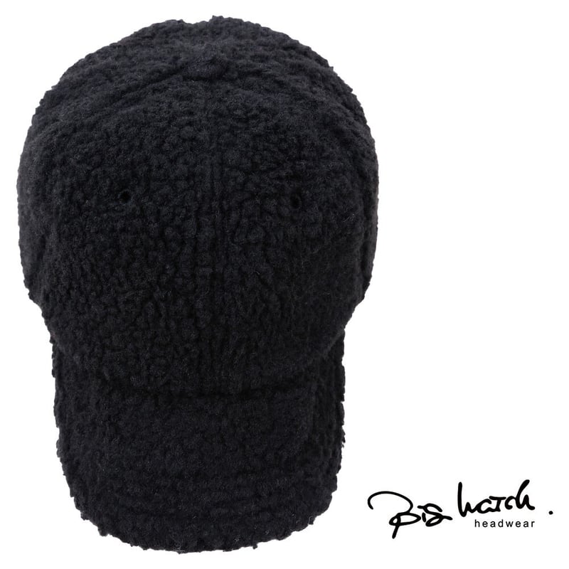 ボアフリース キャップ ブラック BCP-01,BCP-02大きいサイズ 帽子