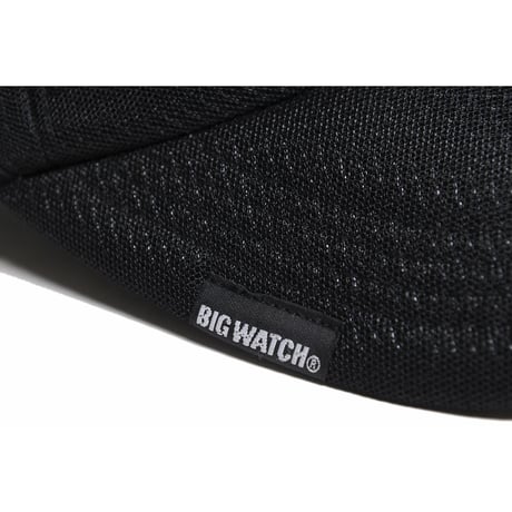 CPMG-10R　  無地ラウンドスポーツキャップ BIGWATCH   ブラック