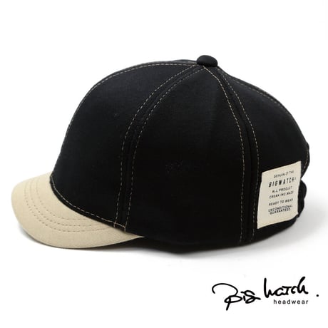 C-24　 アンパイアCAP BIGWATCH 　ブラック/ベージュ