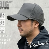 WPR-03　ウォータープルーフ（撥水加工）ラウンドキャップ BIGWATCH チャコール
