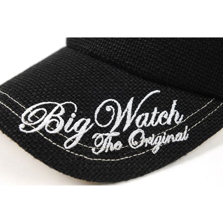 SBH-04　ヘンプサンバイザーBIGWATCH　ブラック/ベージュ
