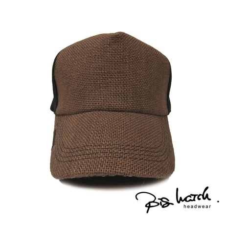CPMCT-15　 無地ヘンプコットンCAP  BROWN/BLACK BIGWATCH(ビッグワッチ)