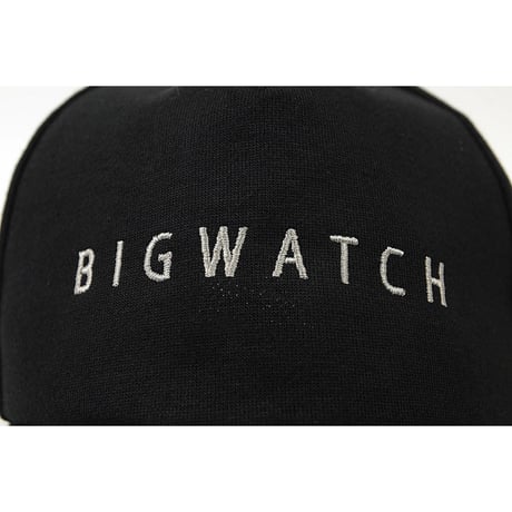 C-01　コットンCAP BIGWATCH　ブラック