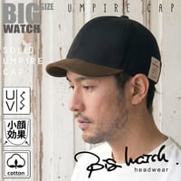 C-26  アンパイアCAP BIGWATCH  ブラック/カーキ