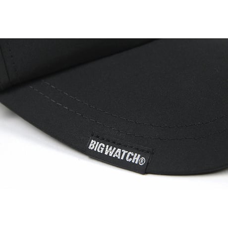 WPR-01　ウォータープルーフ（撥水加工）ラウンドキャップ BIGWATCH ブラック