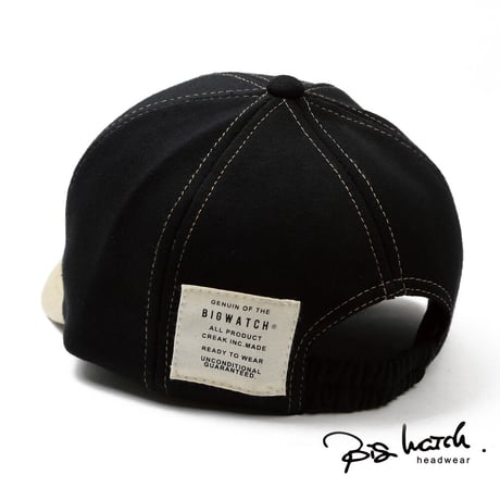 C-24　 アンパイアCAP BIGWATCH 　ブラック/ベージュ