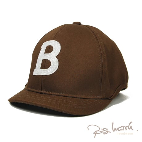 C-41R ワッペンラウンドアンパイア CAP ブラウン BIGWATCH