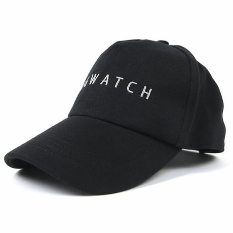 C-01　コットンCAP BIGWATCH　ブラック