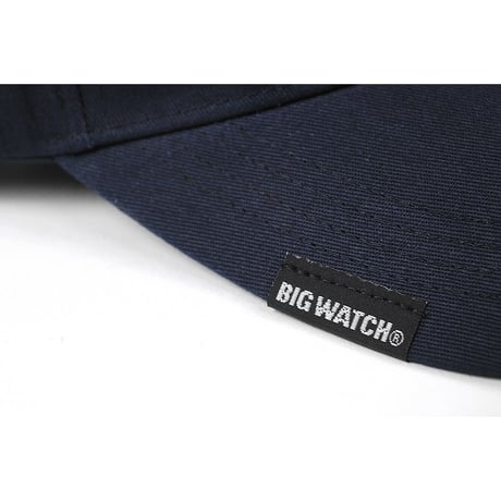 CP-42　 6パネルコットンキャップ BIGWATCH  ネイビー