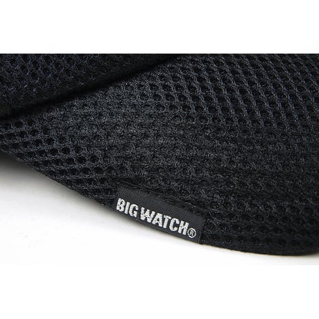 CPMG-08R　  無地ラウンドスポーツキャップ BIGWATCH 　ブラック/ベージュ