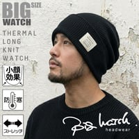 LP-07   ロング サーマル リバーシブルBIGWATCH   ブラック