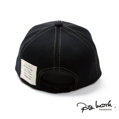 C-24　 アンパイアCAP BIGWATCH 　ブラック/ベージュ