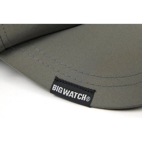 WPR-03　ウォータープルーフ（撥水加工）ラウンドキャップ BIGWATCH チャコール