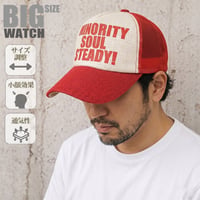 CP-02　ヘンプキャップBIGWATCH　ホワイト/レッド