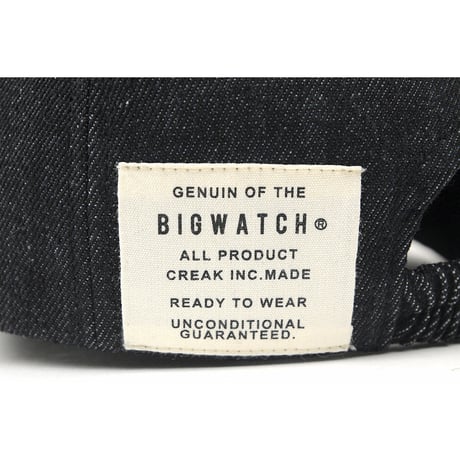 C-10　 デニムアンパイアCAP BIGWATCH 　ブラック
