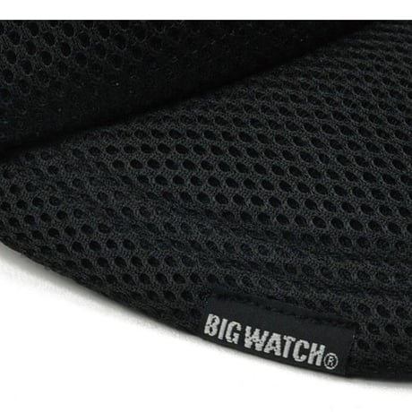 SBMG-05R　無地ラウンドメッシュサンバイザーBIGWATCH ブラック