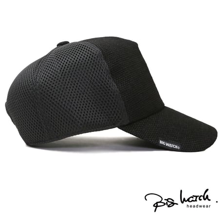 CPMCT-04　 無地ヘンプメッシュ CAP BIGWATCH　オールブラック