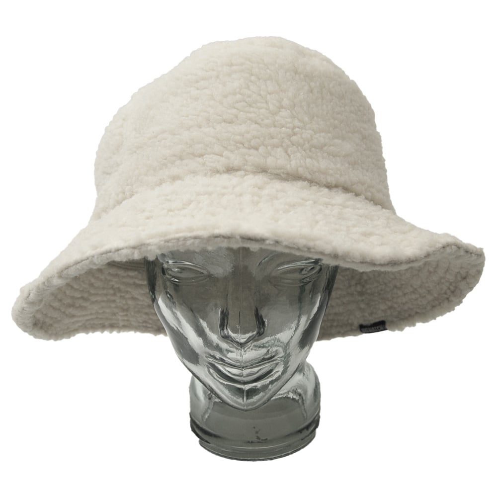 大きいサイズ 帽子 ボア生地 ハット アイボリー 白 BIGWATCH ボア HA-42