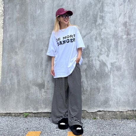 'DANGER' wide tee#8003